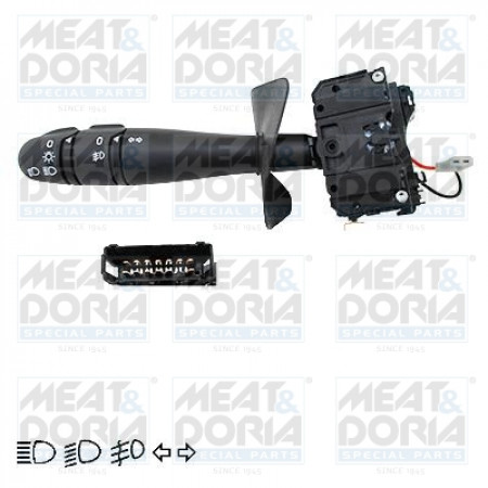 Commutateur de colonne de direction Commutateur combiné sous le volant Indicateurs lumineux DACIA DUSTER LOGAN LOGAN EXPRESS LOGAN MCV SANDERO 09.04- MEAT & DORIA MD231234