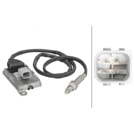 Capteur NOx, catalyseur NOx Capteur NOx SCANIA K LPGRS N BUS PGRT DC07.101-OC13.101 01.13- HELLA 6PN358 186-001
