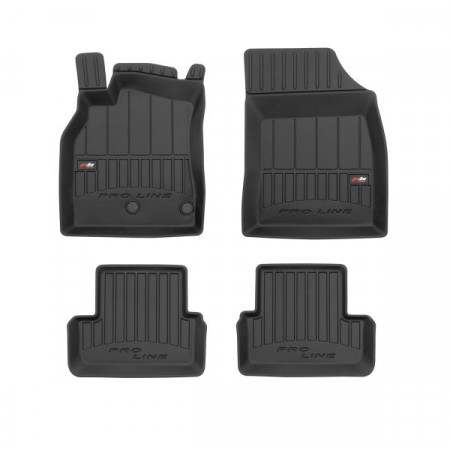 Juego de alfombrillas TPE 4 uds conductos proLine 3D juego delantero/trasero color negro RENAULT MEGANE MEGANE III 11.08- Coupé / Hatchback / Station wagon FROGUM FRG 3D407381