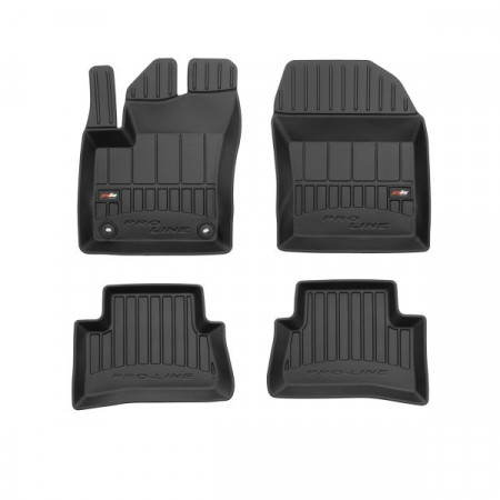 Set covorase cauciuc Floor mats TPE 4 pcs ducts proLine 3D front/rear set colour neagra TOYOTA C-HR 10.16- SUV FROGUM FRG 3D407732