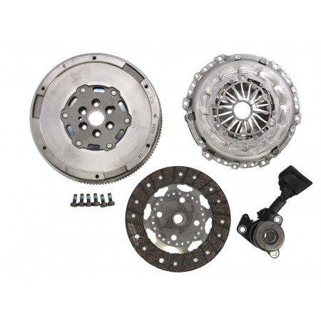 Set ambreiaj Kit ambreiaj cu volanta cu masa dubla si rulment hidraulic CITROEN C3 II C3 PICASSO C4 GRAND PICASSO I C4 II C4 PICASSO I DS3 DS4 PEUGEOT 207 3008 308 308 I 1.6D 06.09- LUK 600 0143 00