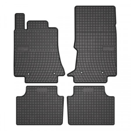 Satz Fußmatten Gummi 4-teilig BASIC vorne/hinten Satz Farbe Schwarz ALFA ROMEO GIULIA 10.15- Limousine FROGUM MMT A040 401730