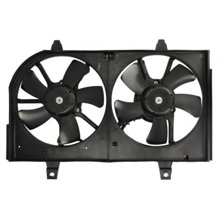 Ventola, radiatore Ventola del radiatore con alloggiamento NISSAN ALMERA I MAXIMA / MAXIMA QX V 2.0/2.0D/3.0 11.95-11.03 NISSENS NIS 85280