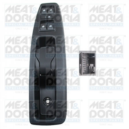 Switch, window winder Window winder switch Front Left FIAT DOBLO DOBLO CARGO OPEL COMBO TOUR COMBO/MINIVAN 1.3D-2.0D 01.10- MEAT & DORIA MD26490