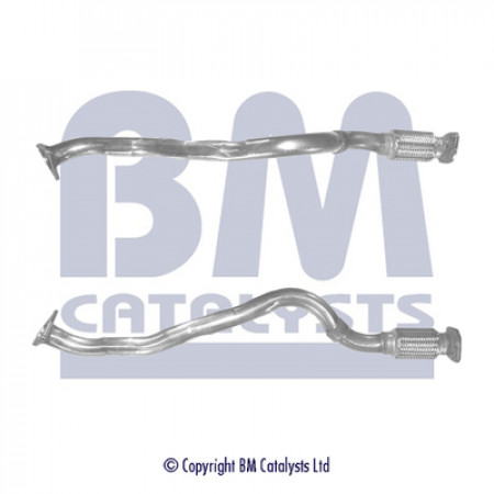 Conexão de escapamento Tubo de escapamento Dianteiro ALFA ROMEO 147 156 GT GTV SPIDER 2.5/3.0/3.2 09.94-09.10 BM CATALYSTS BM70446