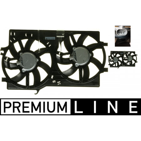 Ventilador, radiador Ventilador do radiador com caixa ALFA ROMEO 4C 4C SPIDER GIULIETTA 1.8 04.10-12.20 MAHLE CFF 219 000P