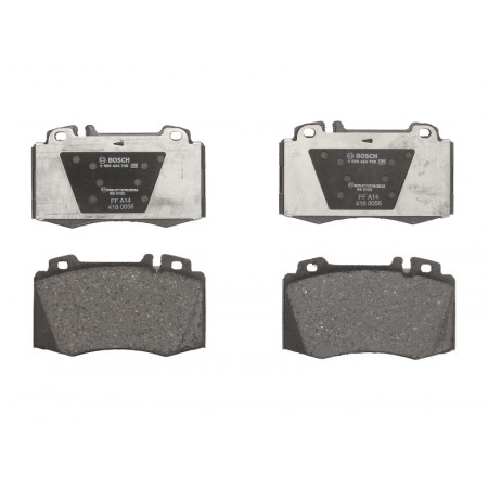 Conjunto de pastilhas de freio dianteiro MERCEDES S W220 SL R129 4.0D/6.0 07.92-08.05 BOSCH 0 986 424 705
