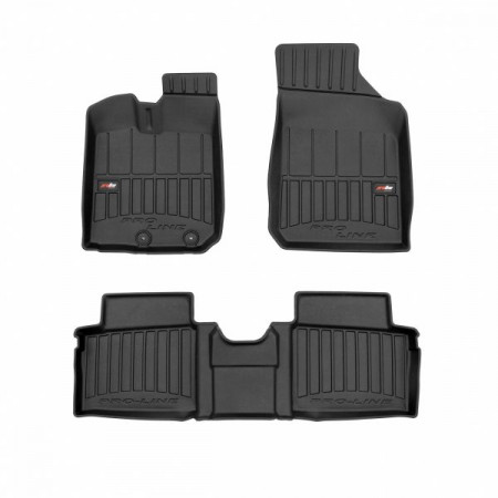 Set tappetini in gomma Tappetini TPE 4 pz condotti proLine 3D set anteriore/posteriore colore nero DACIA SPRING 10.20- Versione crossover: FROGUM Elettrico FRG 3D427488