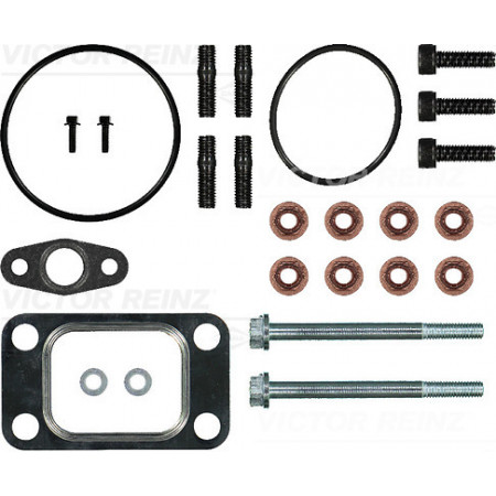 Kit de montage turbocompresseur Kit de montage turbocompresseur MAN L2000 TGL I TGM I D0834LFL02-D0836LFL53 06.00- REINZ 04-10201-01