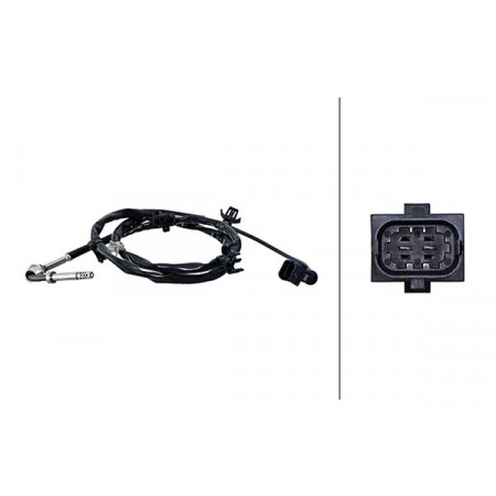 Sensor, Abgastemperatur Abgastemperatursensor nach DPF OPEL MERIVA B 1.7D 06.10-01.17 HELLA 6PT010 376-331