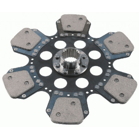 Keramikkupplungsscheibe 360 ​​mm 6 FENDT 600 D226-6/TD226-6/TD226B-6 01.72-12.93 SACHS 1864 456 001