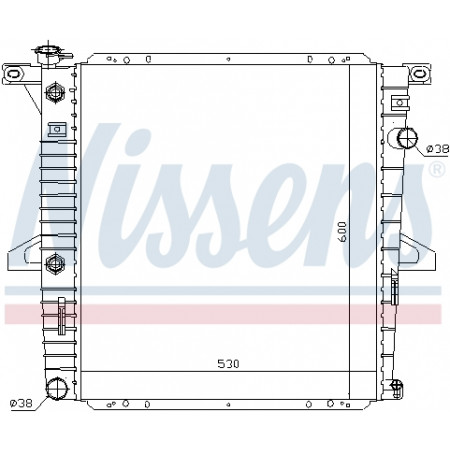 Kühler, Motorkühlung Motorkühler FORD USA EXPLORER 4.0 NISSENS NIS 69203
