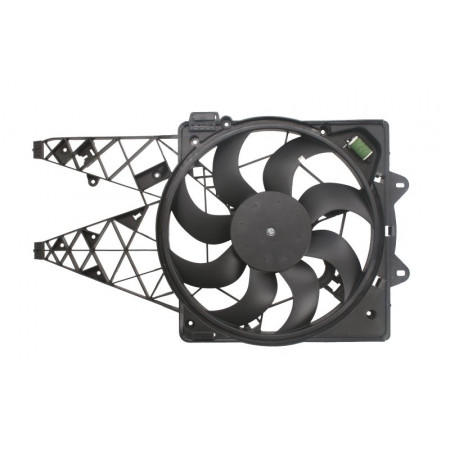 Ventilador, radiador Ventilador del radiador con carcasa FIAT DOBLO DOBLO CARGO OPEL COMBO TOUR COMBO/MINIVAN 1.4-2.0D 01.10- NISSENS NIS 85881