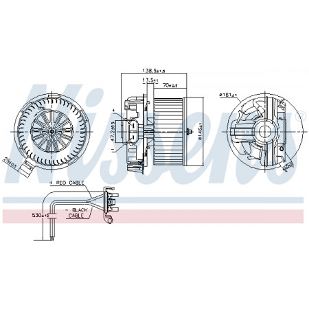 Ventilador, habitáculo Ventilador de ar RENAULT MODUS 1.2-1.6 09.04- NISSENS NIS 87385
