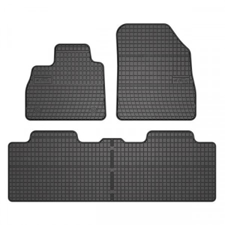 Satz Fußmatten Gummi 4-teilig BASIC vorne/hinten Satz Farbe schwarz RENAULT ESPACE V 02.15- SUV FROGUM MMT A040 546887
