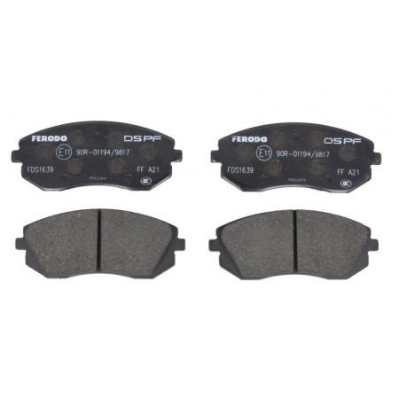 Plaquettes de frein - Tuning Ferodo DS Premières performances de freinage Impreza Outback Forester USA 2.5 2.5 Turbo 01/01> Impreza 2.0 1.1> FERODO FDS1639