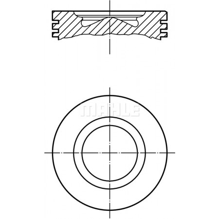Diamètre de piston 962mm MITSUBISHI CANTER FB7 FB8 FE7 FE8 VII CANTER FE5 FE6 VI MULTICAR FUMO IVECO DAILY III DAILY IV DAILY VI MASSIF 4P10-0AT6-F1CGL411C 07.99- MAHLE 007 PI 00106 001