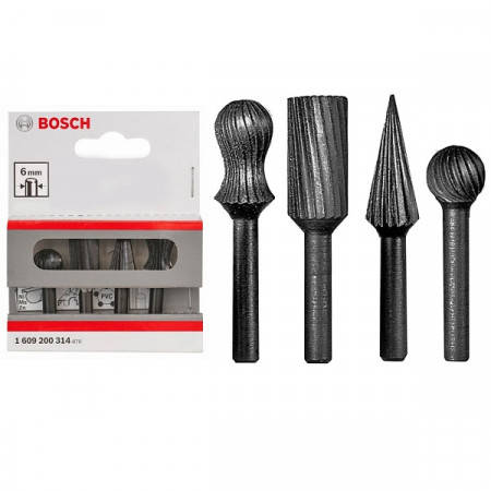 Fräser Durchmesser Griff: 6 mm Durchmesser Kopf: 13 mm dl. 56 mm BOSCH 1 609 200 314