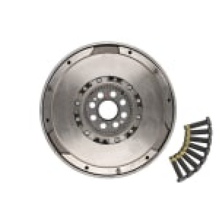 Volante manual dupla massa 240mm com kit de parafusos sem placa de ajuste de fricção sem rolamento guia BMW 3 E46 5 E39 X5 E53 2.5D/3.0D 08.98-02.05 LUK 415 0104 10