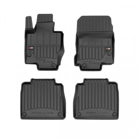 Rubber floor mats set Floor mats TPE 4 pcs ducts proLine 3D front/rear set color black MERCEDES GLS X167 04.19- SUV FROGUM FRG 3D409088