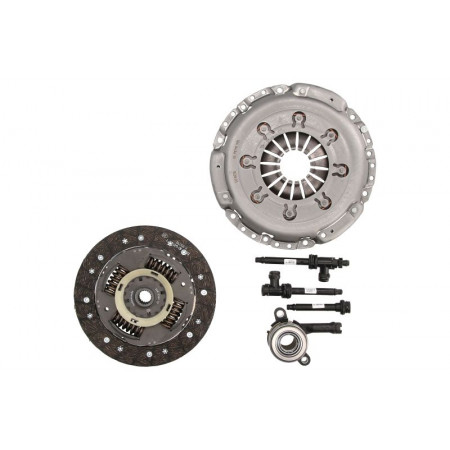 Set ambreiaj Kit ambreiaj cu rulment hidraulic 240mm NISSAN INTERSTAR PRIMASTAR OPEL MOVANO VIVARO A RENAULT MASTER II TRAFIC II 1.9D 02.01- LUK 624 3312 34