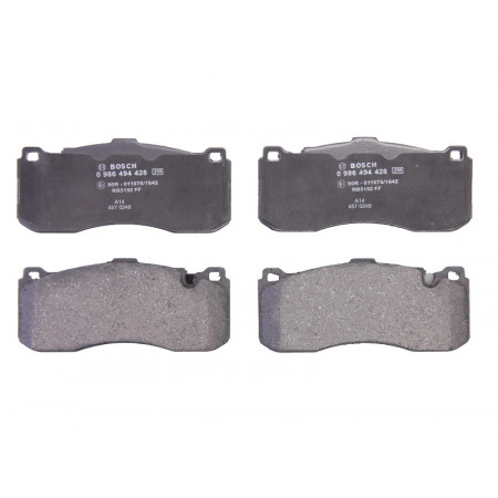 Jeu de plaquettes de frein Avant avec plaquette d'amortissement BMW 1 E81 1 E82 1 E87 1 E88 3 E90 3 E91 3 E92 3 E93 1.6-3.0D 06.04-12.13 BOSCH 0 986 494 428
