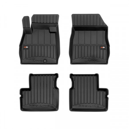Set covorase cauciuc Floor mats TPE 4 pcs ducts proLine 3D set colour neagra NISSAN MICRA IV 05.10-09.15 FROGUM FRG 3D426054