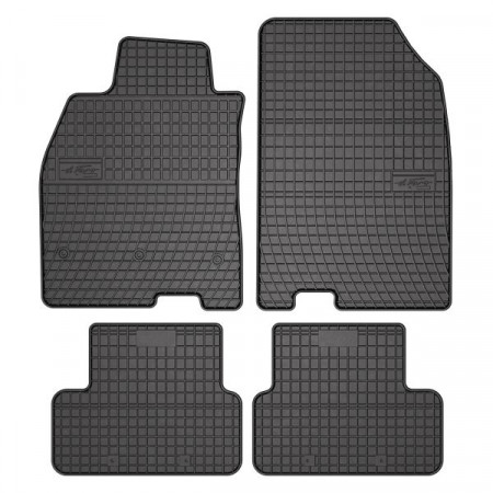 Serie tappetini in gomma Set 4 pezzi BASIC anteriori/posteriori colore nero RENAULT FLUENCE 02.10- Berlina FROGUM MMT A040 0755