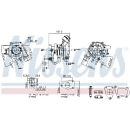 Turbocharger New with gasket set NISSAN NV400 PRIMASTAR OPEL MOVANO B VIVARO A RENAULT MASTER III TRAFIC II 2.0D/2.3D 01.06- NISSENS NIS 93233