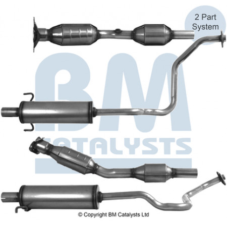 Catalizzatore EURO 4 TOYOTA PRIUS 1.5H 09.03-12.09 BM CATALYSTS BM91617H