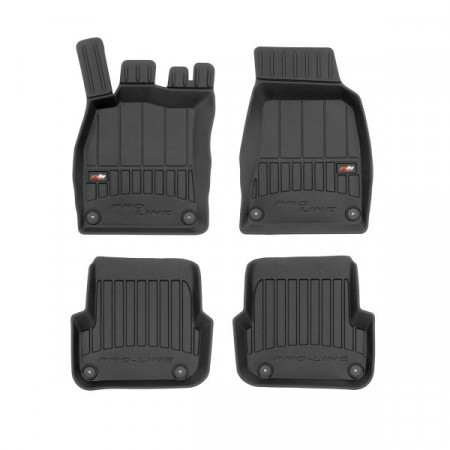 Floor mats set TPE 4 pcs ducts proLine 3D front/rear set color black AUDI A6 ALLROAD C6 A6 ALLROAD C7 A6 C6 05.04-09.18 Saloon / Station wagon FROGUM FRG 3D408852