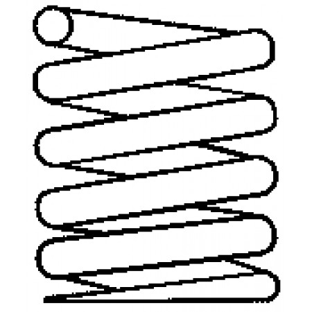 Mola helicoidal traseira direita/esquerda SACHS 996 605