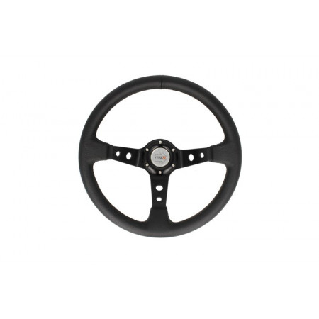 Equipamento interno Kierownica ProRacing 5125A. Diâmetro: 35 cm Altura: 8 cm material: alumínio e concha ecológica. Volante esportivo feito de materiais de alta qualidade. SPEEDMAX PP-KR-019