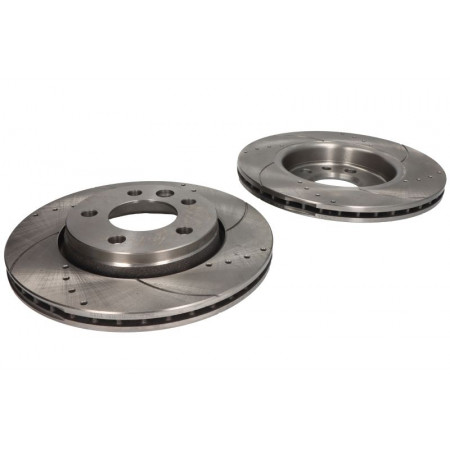 Hocheffiziente Bremsscheibe SPEEDMAX, belüftet, gelocht, hinten, L/R, Außendurchmesser 294 mm, Dicke 219 mm, 2 Stück, VW MULTIVAN T5 TRANSPORTER T5 1.9D-3.2 04.03-08.15 SPEEDMAX C4W013JCTUOTUV