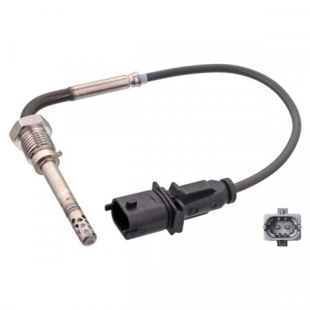 Sensor, temperatura de los gases de escape Sensor de temperatura de escape antes del DPF ALFA ROMEO GIULIETTA GIULIETTA/HATCHBACK FIAT BRAVO II 1.4-2.0D 11.06-12.20 FEBI FE100820