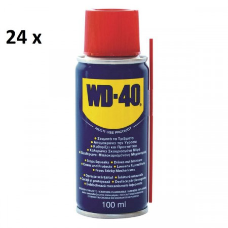 Deruginol Universal degreaser / Universal lubricant for penetration 01L x24pc application: rust converter cleaning dissolution rust removal multifunctional grease WD-40 WD 40 100ML K24PCS