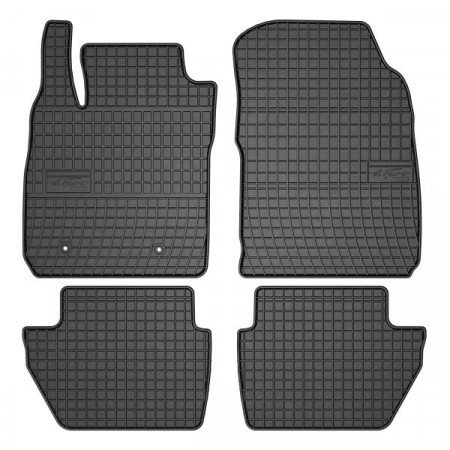 Set covorase cauciuc Floor mats Rubber 4 pcs BASIC front/rear set colour neagra FORD ECOSPORT 10.13- Crossover FROGUM MMT A040 401945