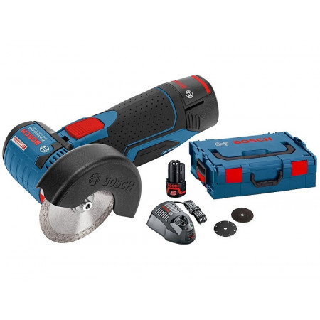 Slijper haakse slijpers voeding: accu aangedreven GWS 12V-76 schijfdiameter: 76 mm spanning: 12 V accucapaciteit: 3 Ah type accu: Li-Ion aantal accu's: 2 stuks accu meegeleverd lader incl. BOSCH 0 601 9F2 00B