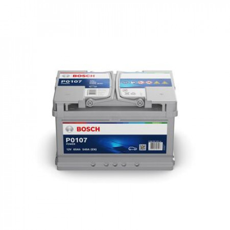Accumulatore avviamento Batteria BOSCH 12V 65Ah/540A POWER R+ 1 278x175x175 B13 avviamento BOSCH 0 092 P01 070