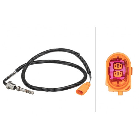 Senzor, temperatura gaze evacuare Senzor temperatura evacuare dupa DPF AUDI A4 B7 A6 C6 1.9D/2.0D 07.04-08.11 HELLA 6PT358 181-001