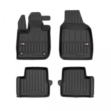 Satz Gummifußmatten Fußmatten TPE 4 Stk. Kanäle ProLine 3D vorne/hinten Set Farbe schwarz FIAT 500E 10.20- Schrägheckversion: Electric FROGUM FRG 3D426559