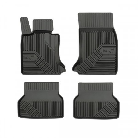 Set covorase cauciuc Floor mats TPE 4 pcs ducts No. 77 front/rear set colour neagra BMW 5 E60 5 E61 12.01-12.10 FROGUM FRG77407800