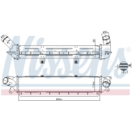 Admisie racitor de aer Supply air cooler HYUNDAI KONA 1.6 06.17- NISSENS NIS 961242