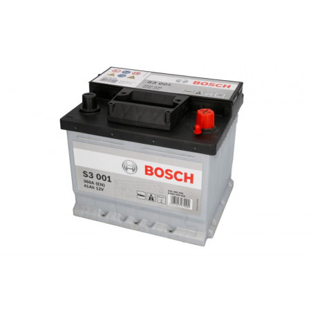 Battery Starting Battery BOSCH 12V 41Ah/360A S3 R+ en 1 207x175x175 B13 starting BOSCH 0 092 S30 010