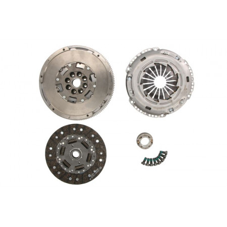 Conjunto de embreagem Conjunto de embreagem com rolamento e volante com massa dupla 240mm VW LT 28-35 II LT 28-46 II 2.5D 05.99-07.06 LUK 600 0345 00