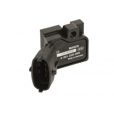 Sensor, Ladedruck Ansaugkrümmerdrucksensor 4 Pin VOLVO C30 C70 II S40 II S60 I S80 I V50 V70 II XC70 I XC90 I FORD FOCUS II 2.0-3.0 05.98-12.14 BOSCH 0 261 230 090