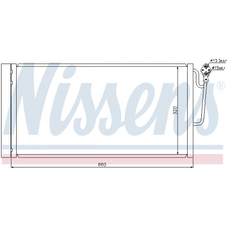 Condensor, airconditioning Nissens Klim koeler. Alle modellen MINI '07 NISSENS NIS 940118