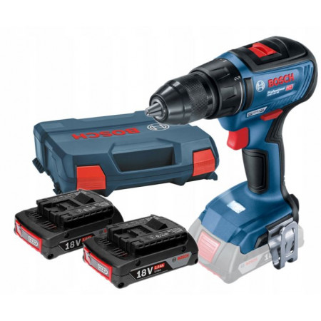 Boorschroevendraaier Voeding boorschroevendraaier: werkt op batterijen Type: pistoolset van GSR 18V-50 15-13mm Spanning: 18V Maximaal koppel: 50Nm Aantal batterijen: 2 2 Ah Li-Ion BOSCH 0 601 9H5 000