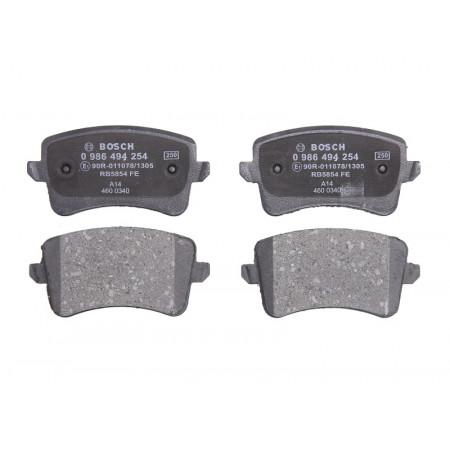 Conjunto de pastilhas de freio traseiro AUDI A4 ALLROAD B8 A4 B8 A5 Q5 1.8-4.2 06.07-05.17 BOSCH 0 986 494 254