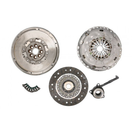 Koppelingsset Koppelingsset met vliegwiel met dubbele massa en hydraulisch lager VW MULTIVAN V TRANSPORTER V 2.5D 04.03-11.09 LUK 600 0125 00